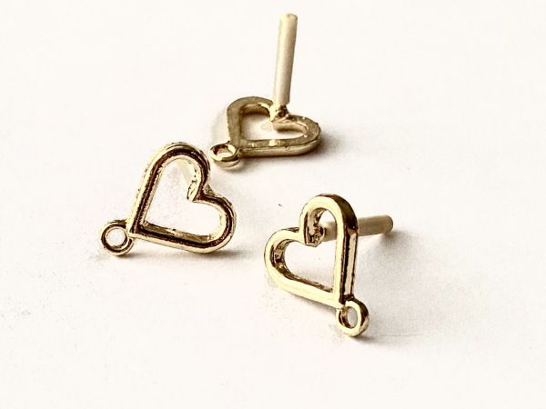 12x15mm srdce s krúžkom