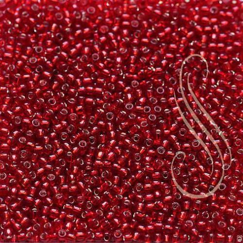 25CF Silver lined frosted ruby