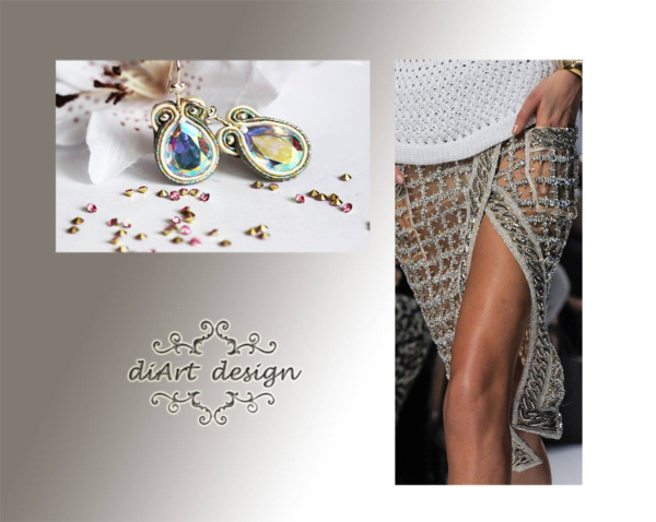 šujtášové náušničky Meňavky 2