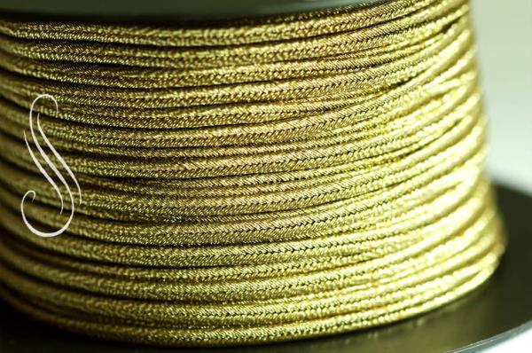 sutaška ITALIAN LUXURY- DARK GOLD METALLIC ST3106/ 1m