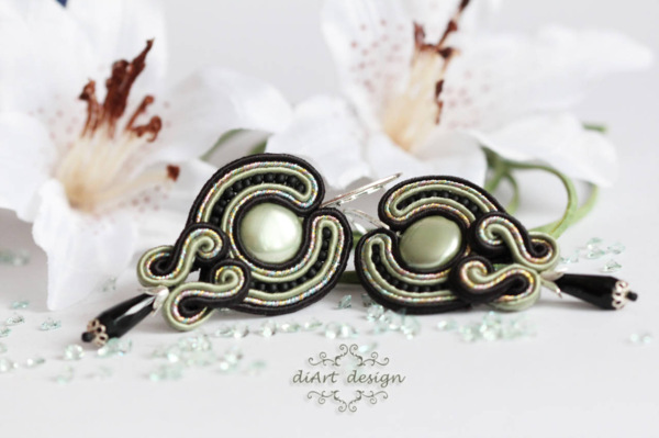 šujtášové náušnice MX VERDE 2