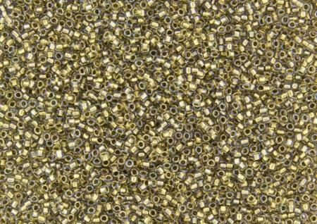 TOHO R15/0 262 - Inside Color Crystal Gold lined/ 5g